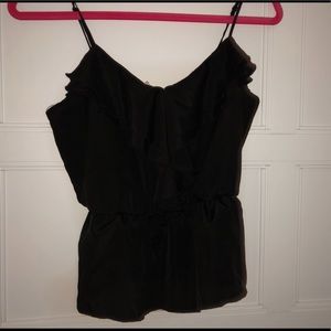 Black Chiffon-esque tank